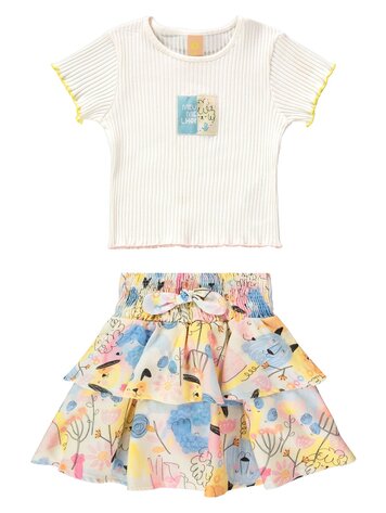 Três e Já Três e Já Girls 2Pc Set