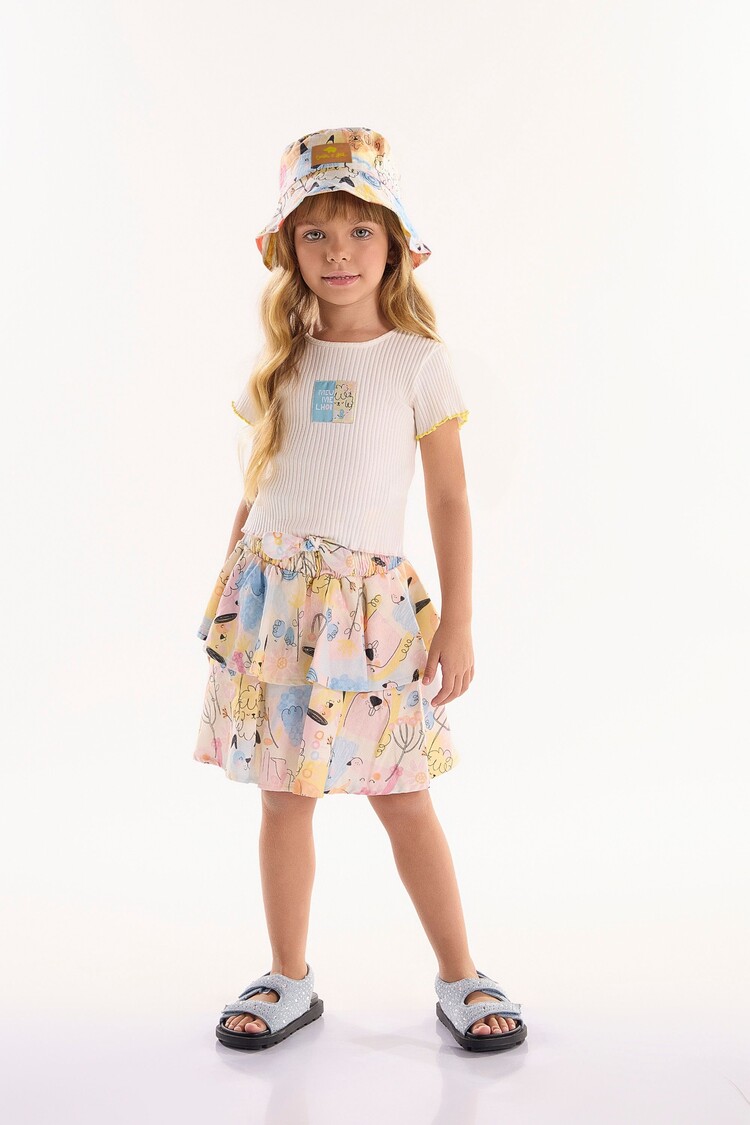 Três e Já Três e Já Girls 2Pc Set