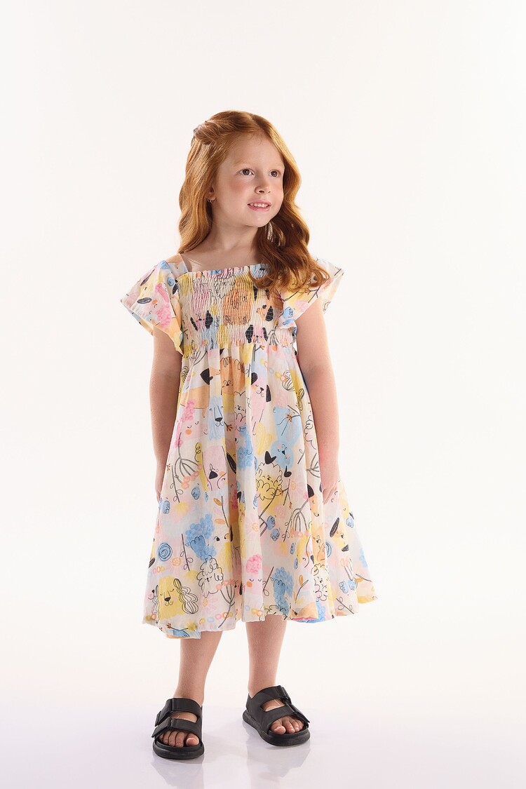 Três e Já Três e Já Girls Dress