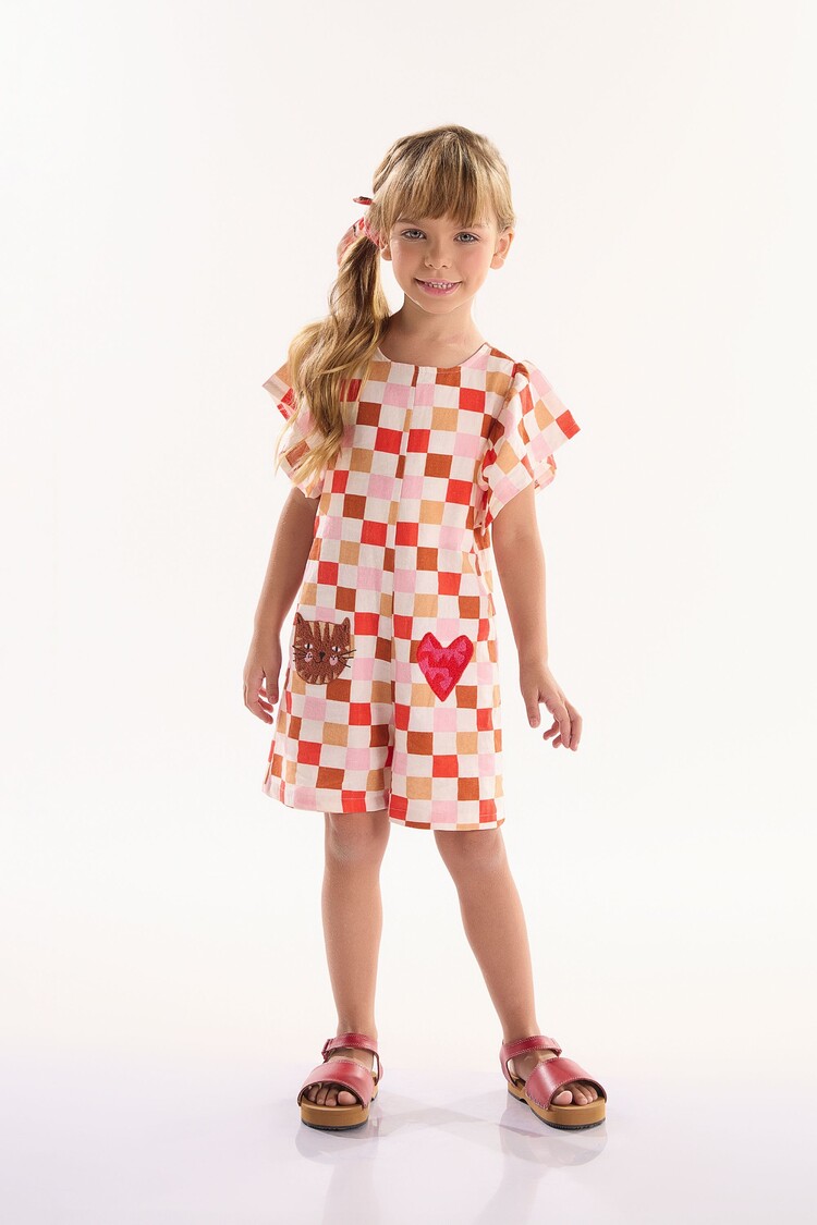 Três e Já Girls Três e Já Romper