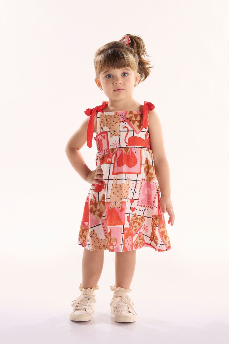 Três e Já Três e Já Girls Dress