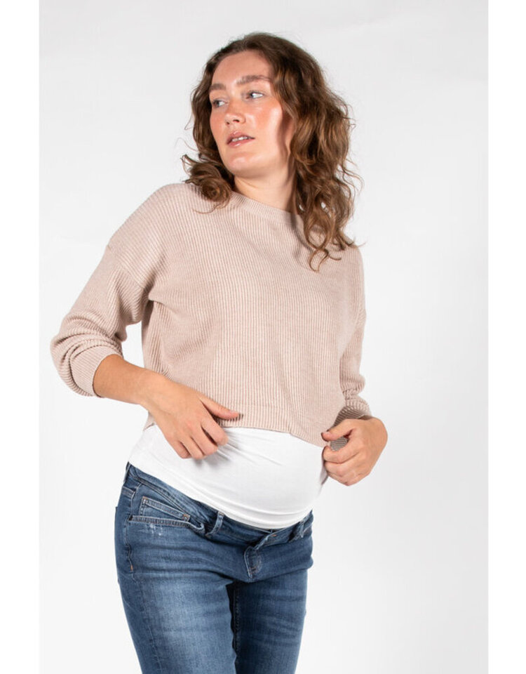 Love2Wait Love 2 Wait Women Maternity Cropped Top