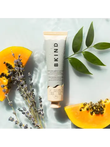 Bkind Exfoliant Visage avec Enzymes de Papaye et Extrait de Thé Vert BKind