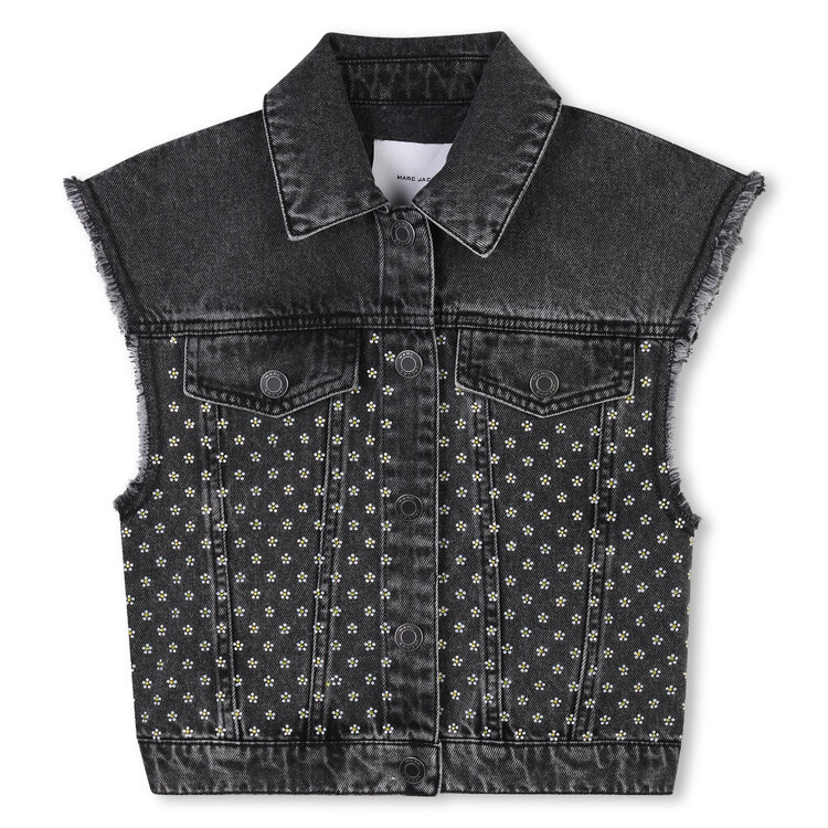 Little Marc Jacobs Veste Jeans Sans Manche Little Marc Jacobs Fille