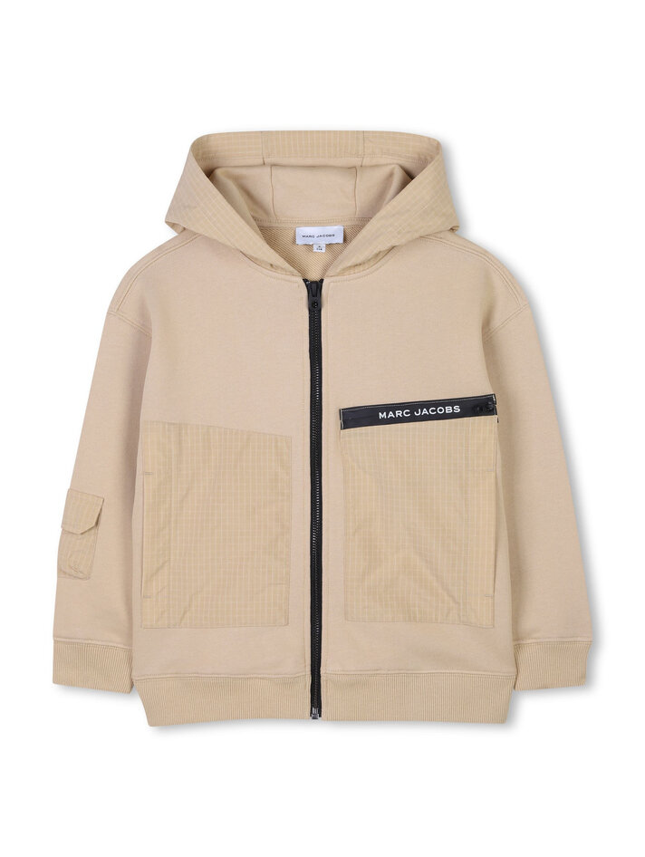 LITTLE MARC JACOBS グレー ホワイト ジャケット LITTLE MARC JACOBS グレー ホワイト ジャケット