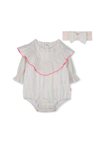 Billieblush Billieblush Girls Romper & Headband