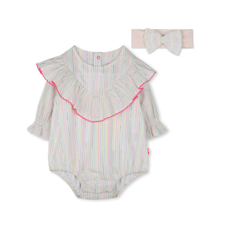 Billieblush Billieblush Girls Romper & Headband