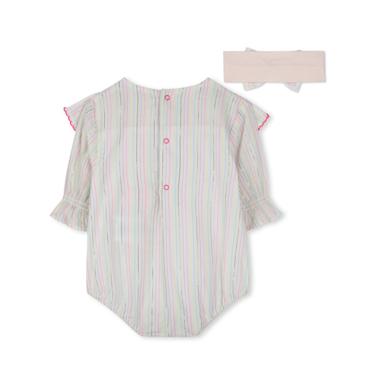Billieblush Billieblush Girls Romper & Headband