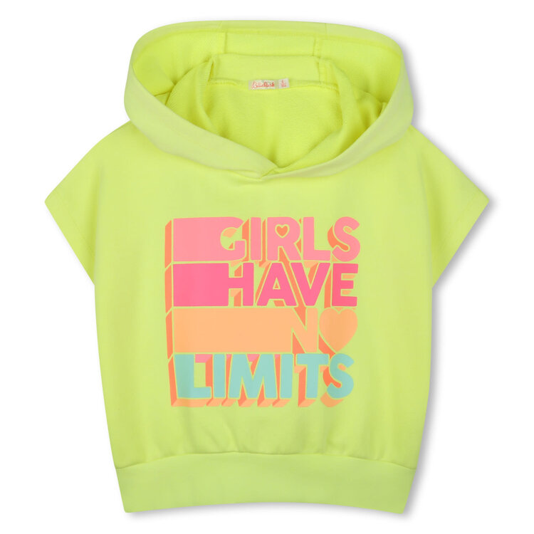 Billieblush Hoodie Manche Courte Billieblush Fille