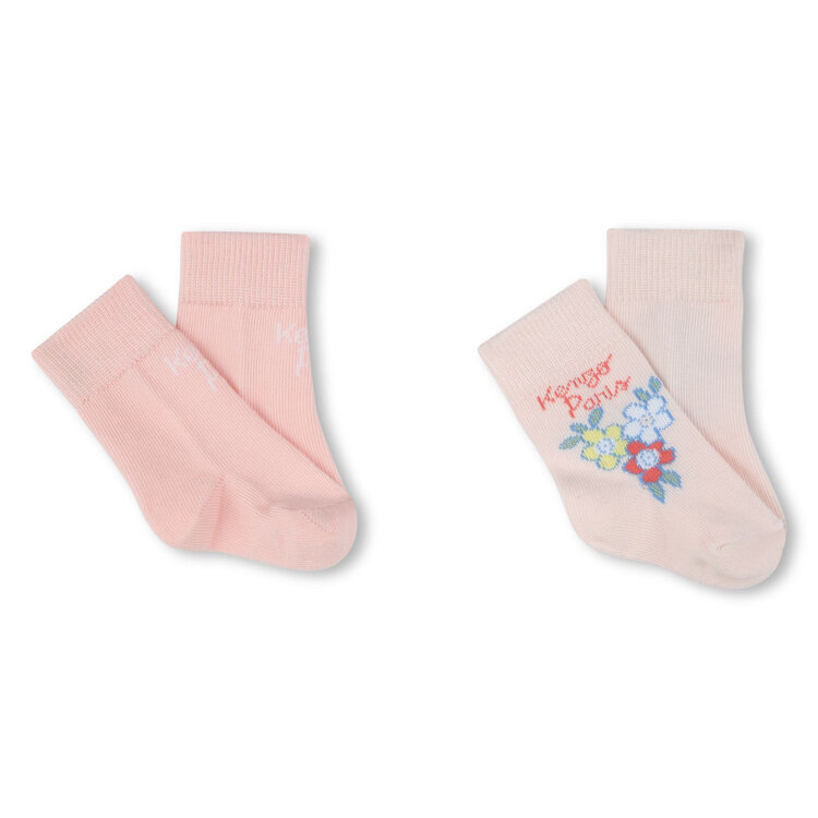 Kenzo Girls 2 Pair Socks Set