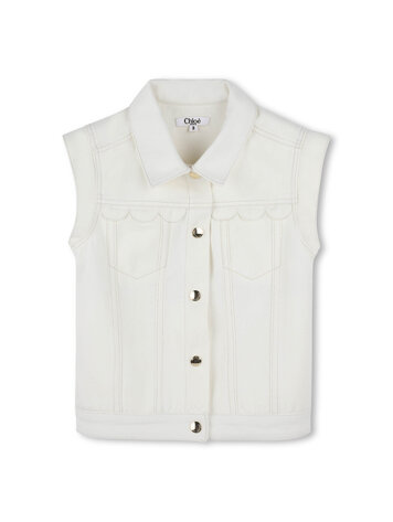Chloé Veste Sans Manche Chloé Fille