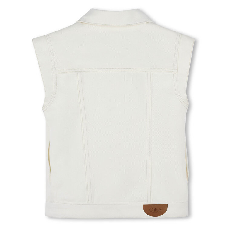 Chloé Veste Sans Manche Chloé Fille