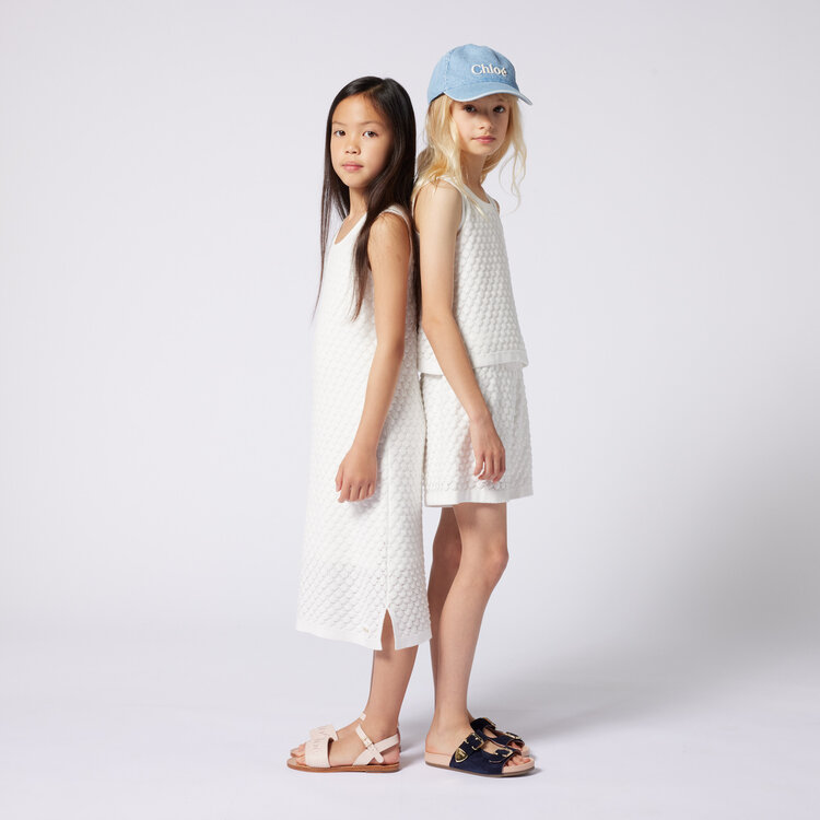 Chloé Ens 2 Pièces Tricot Chloé Fille