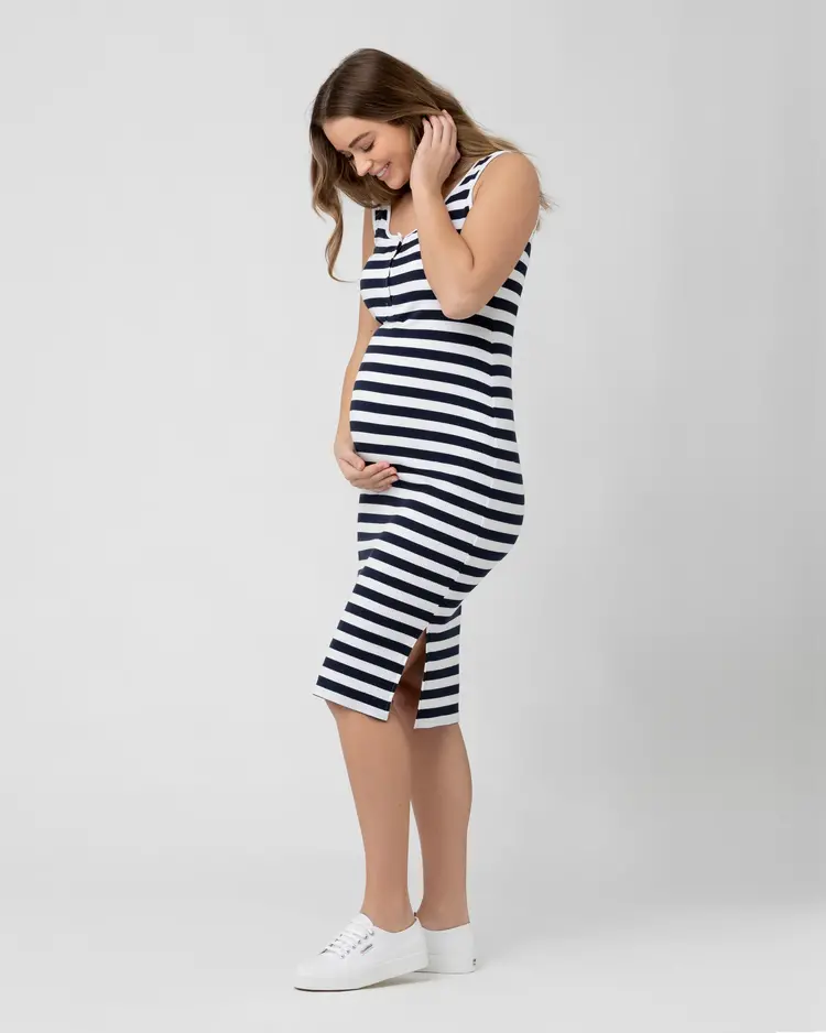 Ripe Maternité Ripe Maternité Woman Maternity Striped Dress