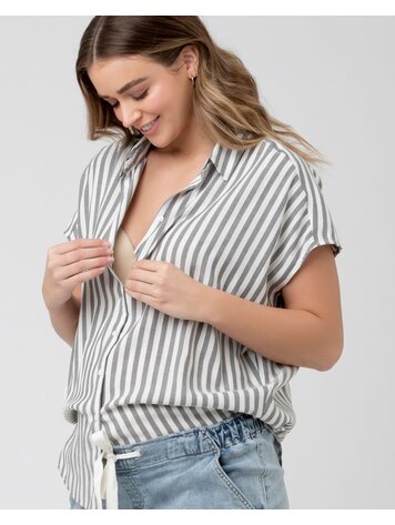Ripe Maternité Ripe Maternity Woman Striped Nursing Blouse