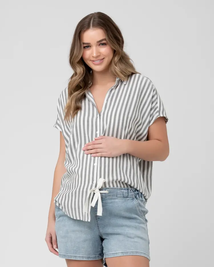 Ripe Maternité Ripe Maternity Woman Striped Nursing Blouse