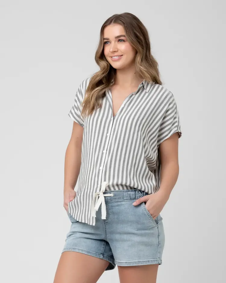 Ripe Maternité Ripe Maternity Woman Striped Nursing Blouse