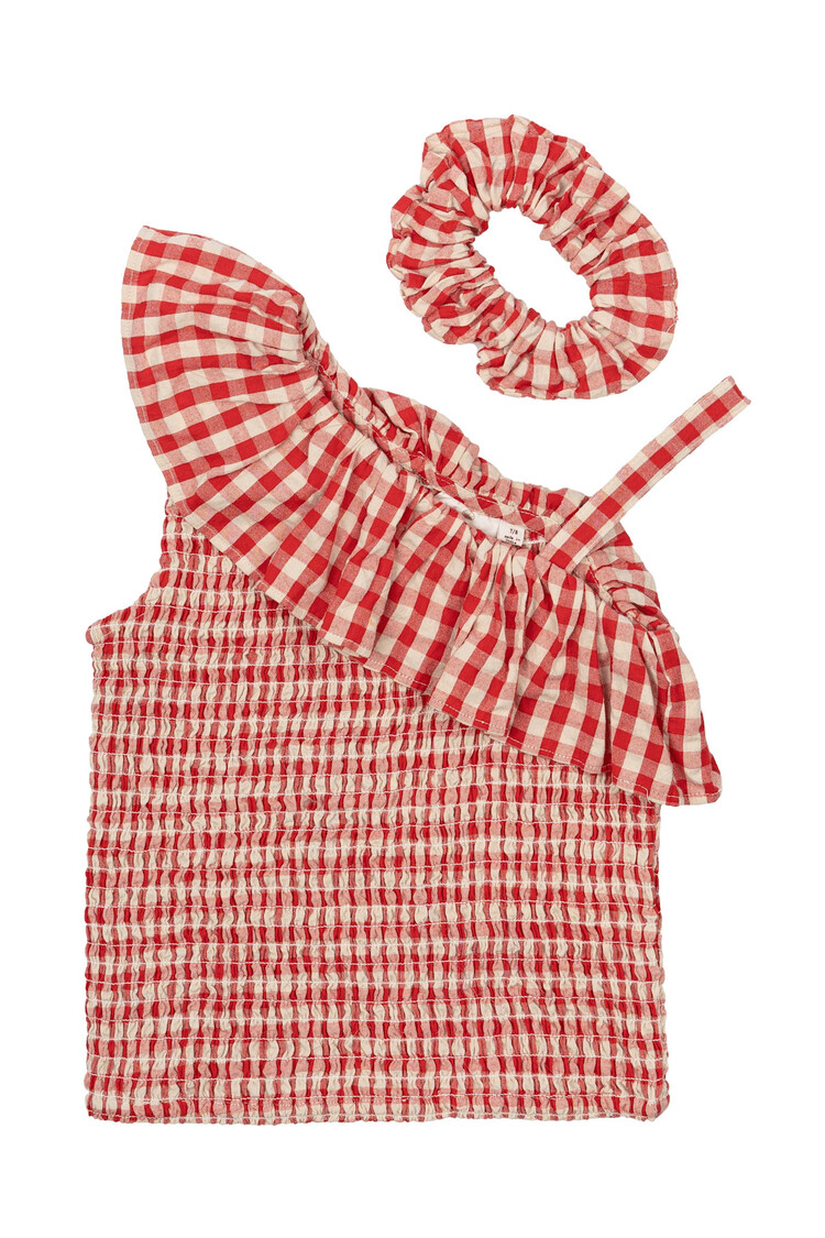 The New The New Girls Blouse & Scrunchie