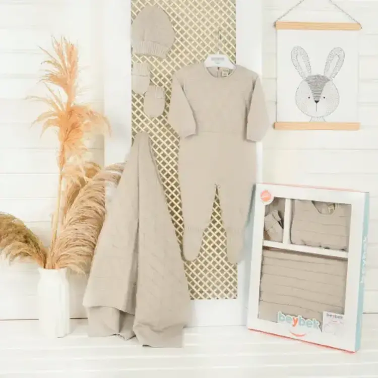 Baby Cosy Baby Cosy Boy's 4 Pieces Set Fottie Pyjama