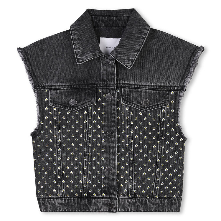 Little Marc Jacobs Veste Jeans Sans Manche Little Marc Jacobs Fille