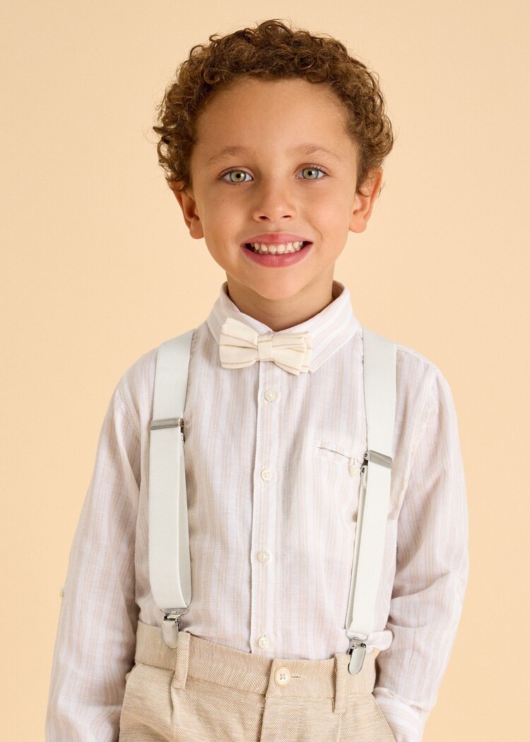 Mayoral Mayoral Boys Suspenders & Bow Tie