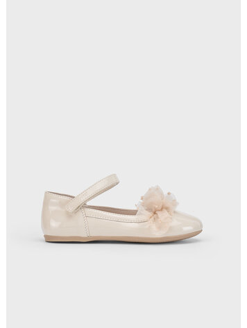 Mayoral Mayoral Girls Leather Ballerinas