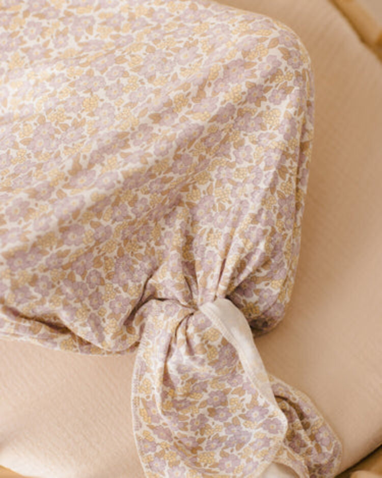 QUINCY MAE Quincy Mae Girls Knotted Baby Gown & Hat