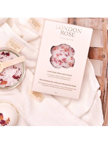 London Rose Sels de Bains de Luxe Pétales de Rose, London Rose