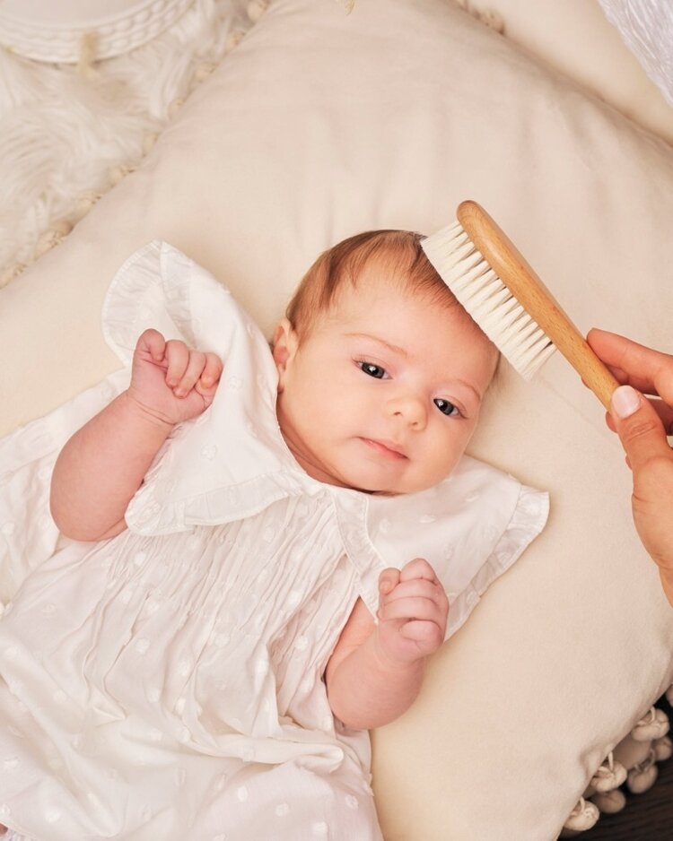 London Rose Ensemble Brosse et Peigne pour Bébé London Rose