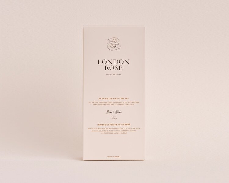 London Rose London Rose Baby Brush & Comb Set