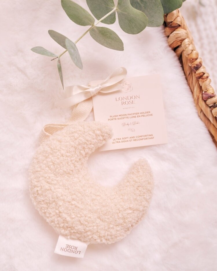 London Rose London Rose Plush Pacifier Holder