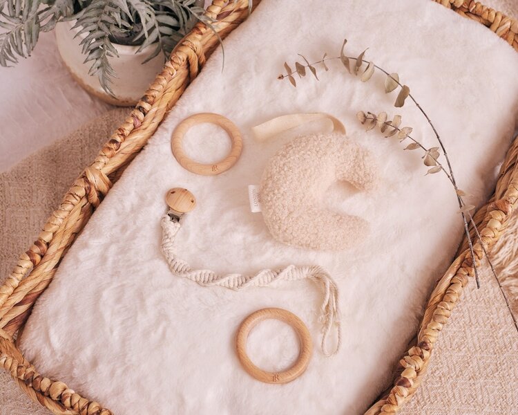 London Rose London Rose Wooden Teething Ring Set