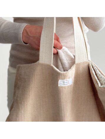 Baluchon Sac Cabas en Corduroy Baluchon