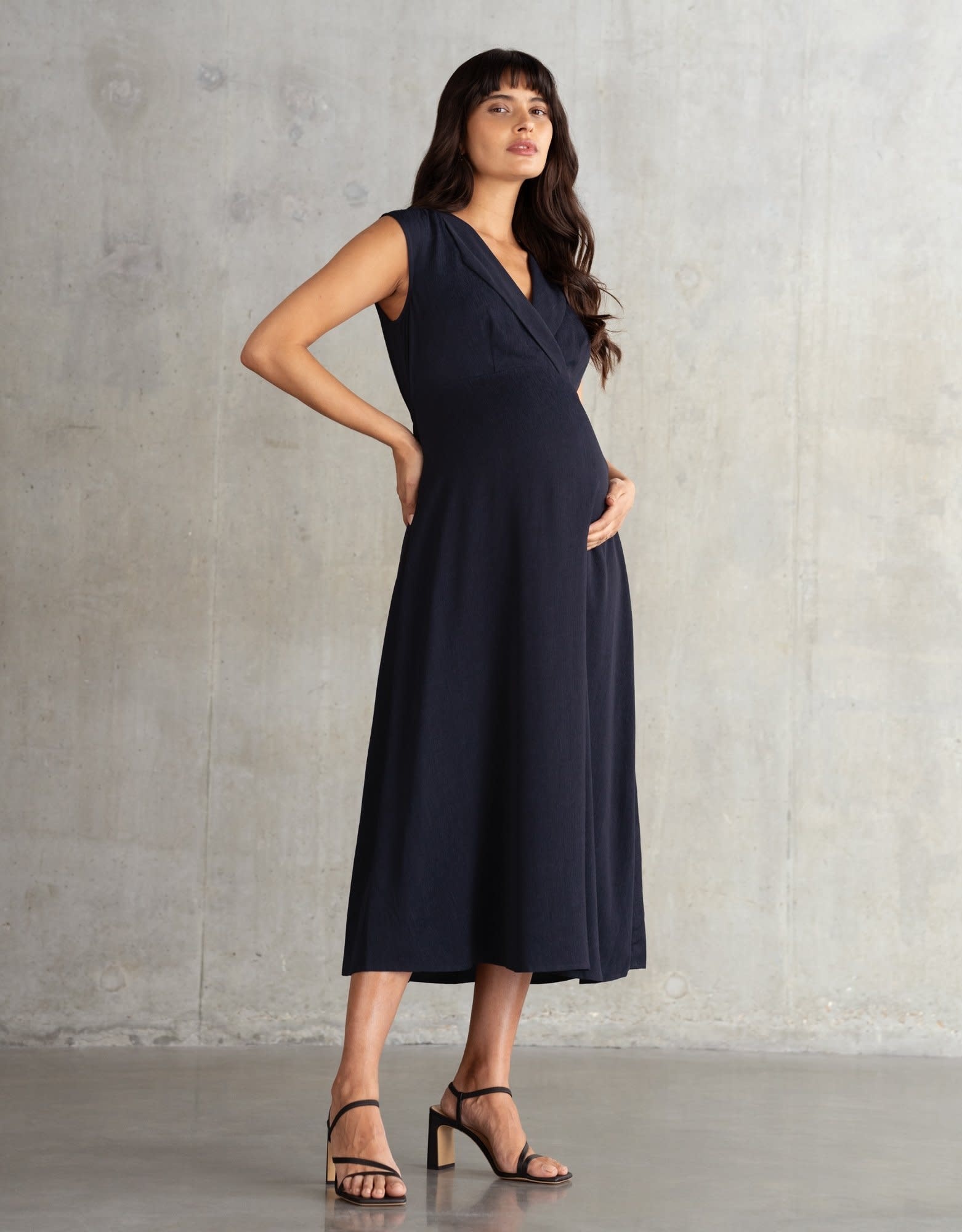 seraphine maternity cocktail dress Color:240 TAN Black Friday Wedding Dresses Elevated Traditional Maxi dress pregnancy size With over