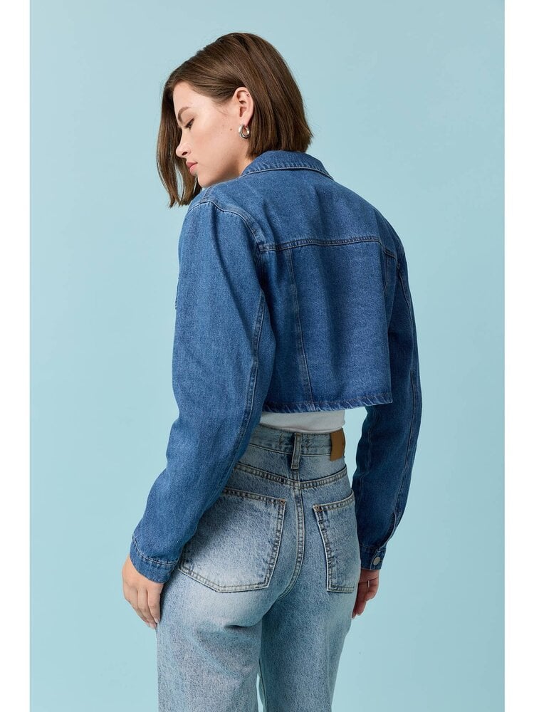 Raisonnel Raisonnel Denim Crop Vest