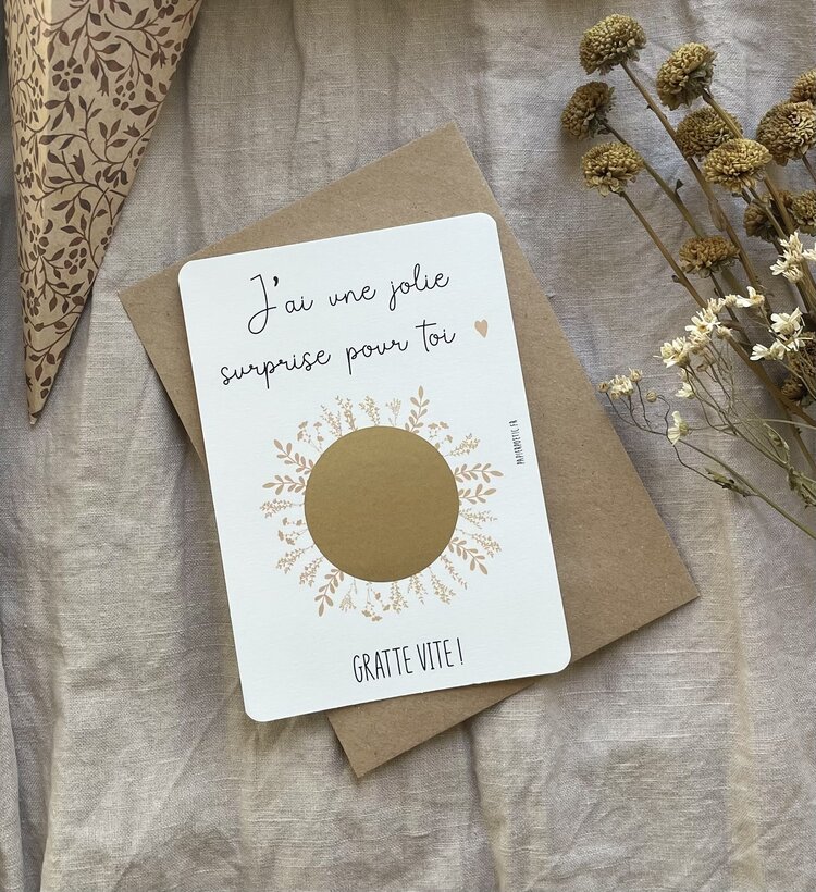 Papier Poetic Papier Poetic Scratch Card