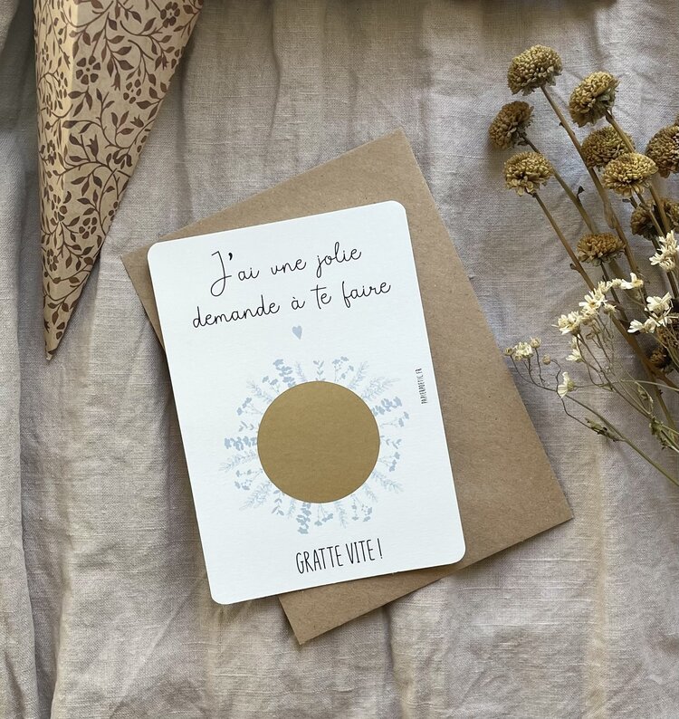 Papier Poetic Carte à Gratter Papier Poetic