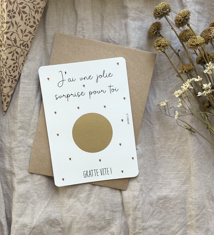 Papier Poetic Papier Poetic Scratch Card