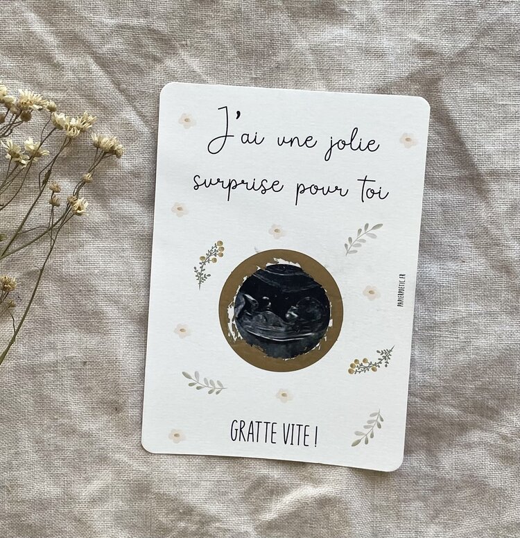 Papier Poetic Carte à Gratter Papier Poetic