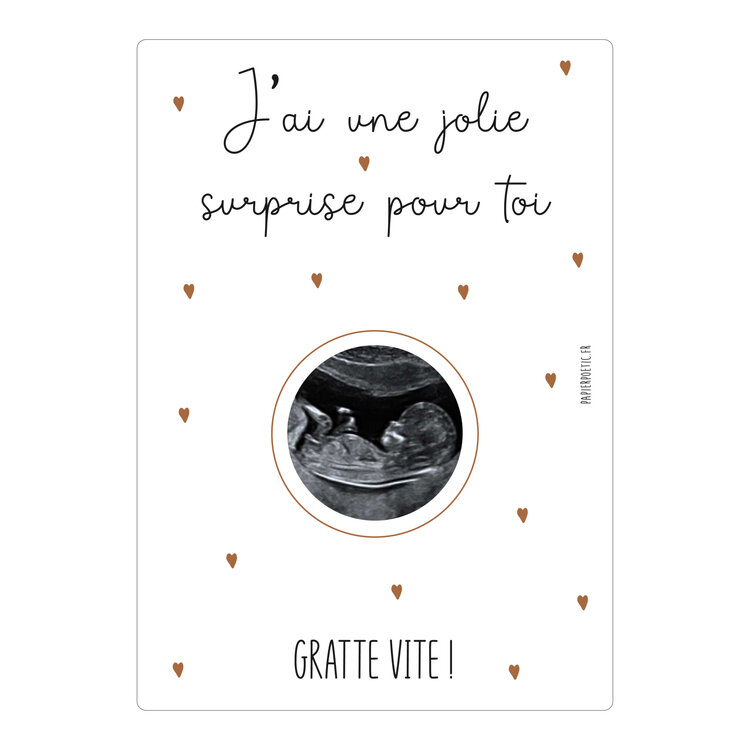 Papier Poetic Carte à Gratter Papier Poetic