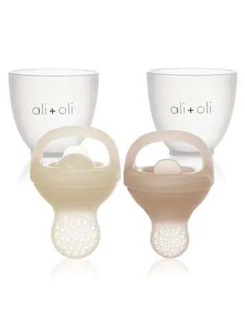 Ali+Oli Ali+Oli Silicone Pacifier Feeder Set