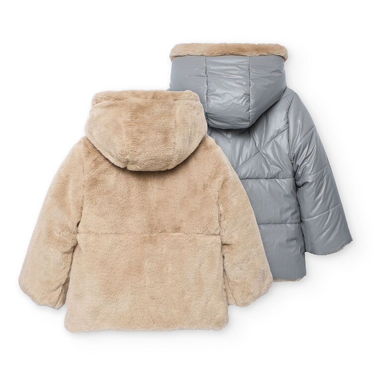 Boboli Boboli Girls Reversible Coat