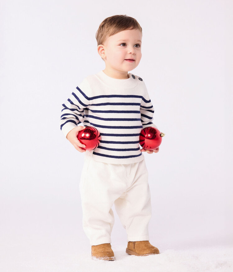 Petit Bateau Petit Bateau Boys Marine Pullover