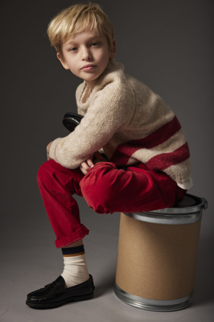 My Little Cozmo My Little Cozmo Boys Knit Pullover