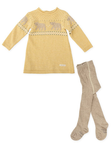 Tutto Piccolo Robe avec collant Tutto Piccolo Fille