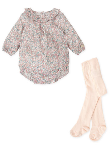 Tutto Piccolo Tutto Piccolo Girls Body with tights