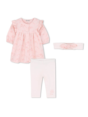 Kenzo Kids Ens 3 Pièces Kenzo Fille