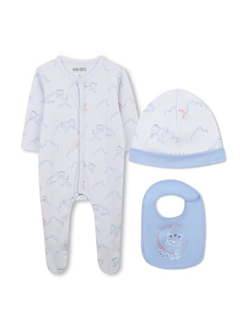 Kenzo Kids Pyjama Bavoir et Bonnet Kenzo Garçon