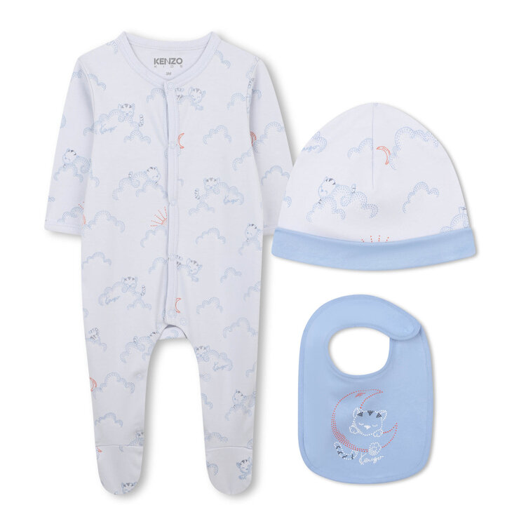 Kenzo Kids Kenzo Boys Pyjamas Bib & Bonnet