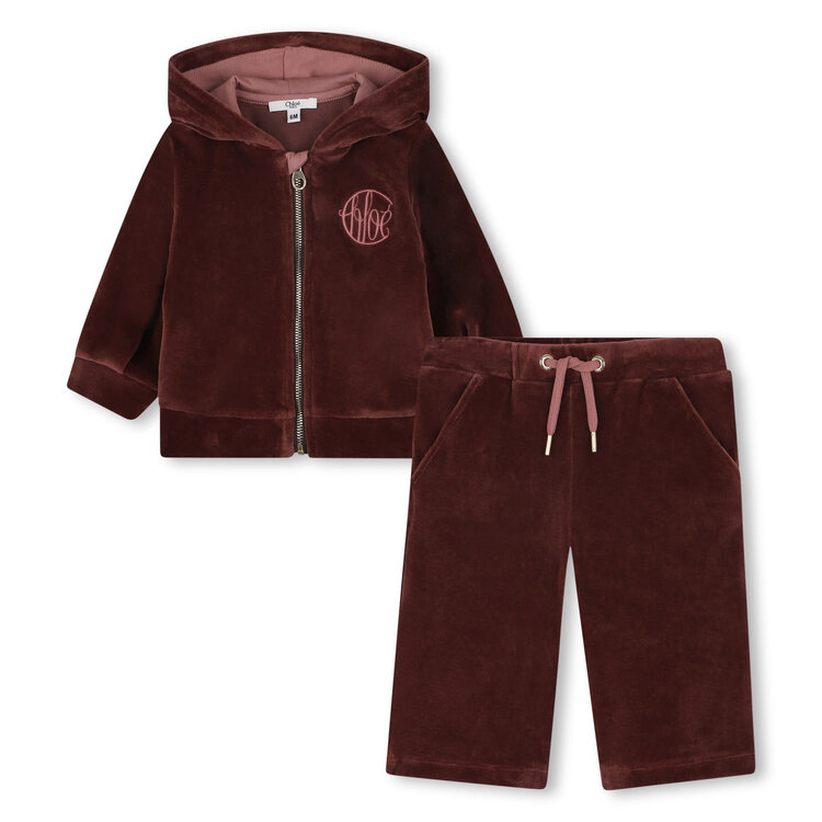 Chloé Chloé Girls Velvet 2Pcs Set